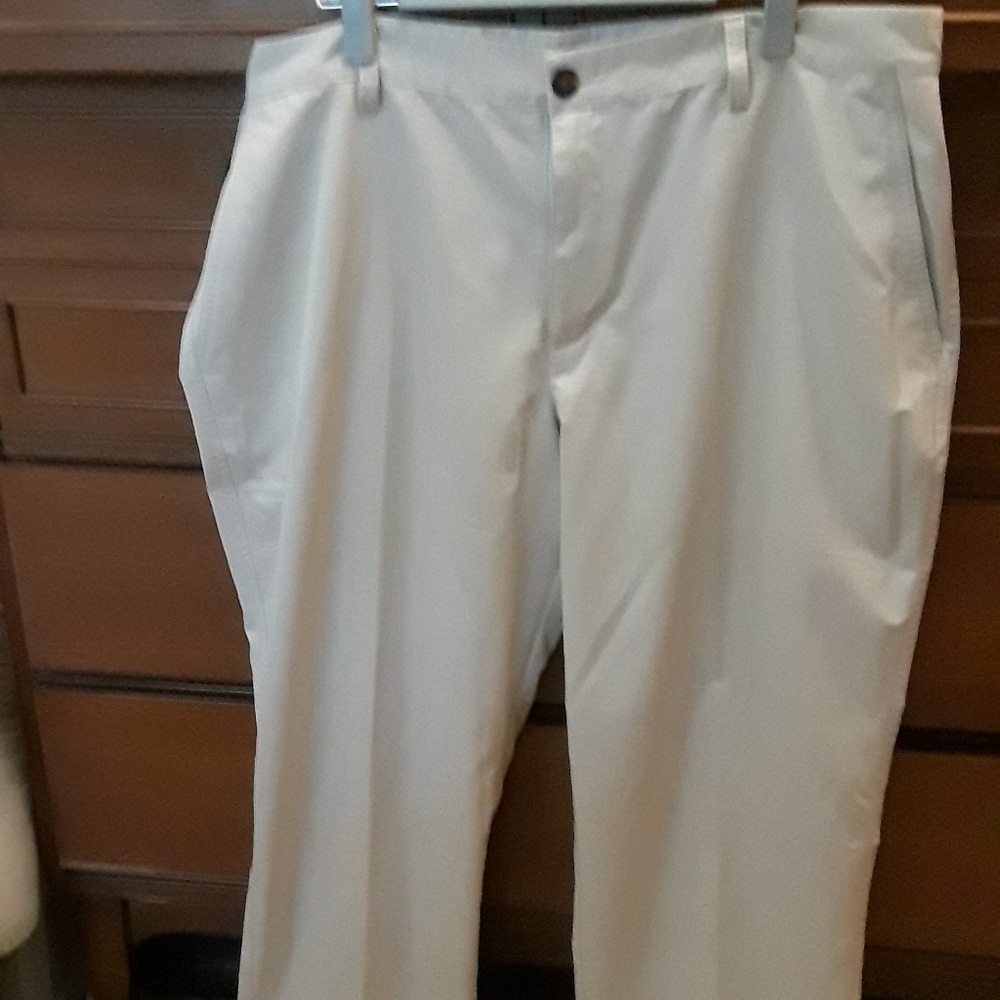 Men's Adidas Golf ClimaLite Khaki Pants - 38 x 32